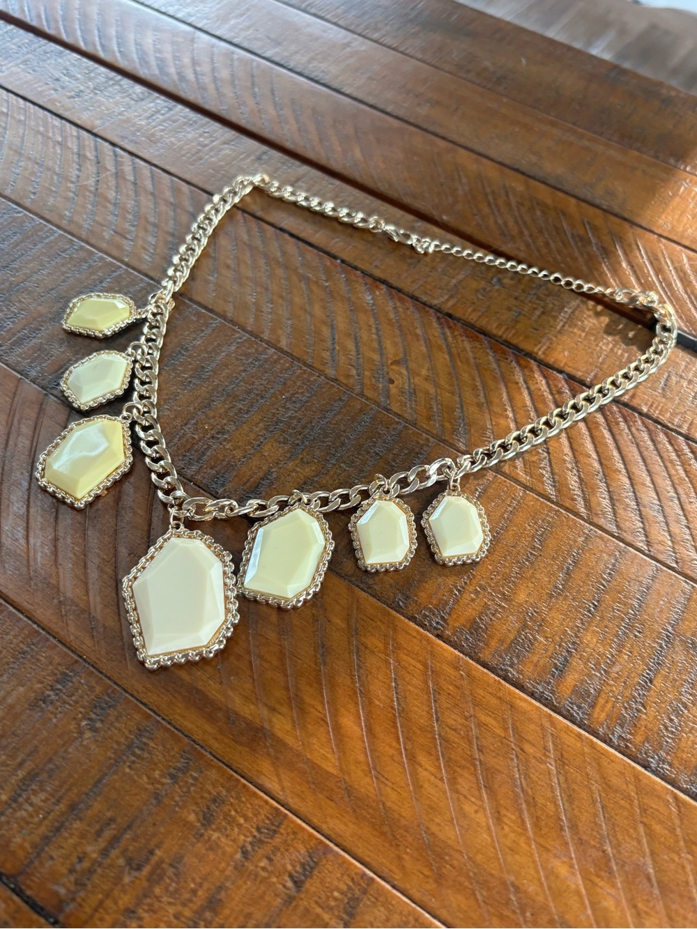 Butter Yellow Statement Necklace